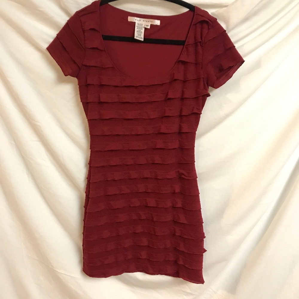 Red bodycon dress